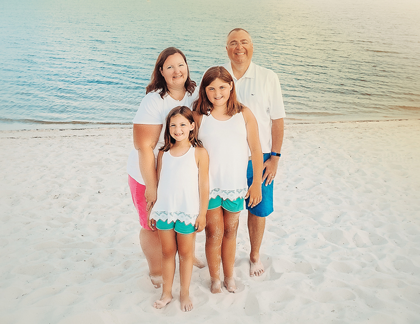 Bill Gorman and family at Key West